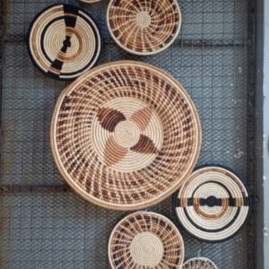 Handwoven Table Mats & Decorative Baskets Set – Natural Artisan Craft